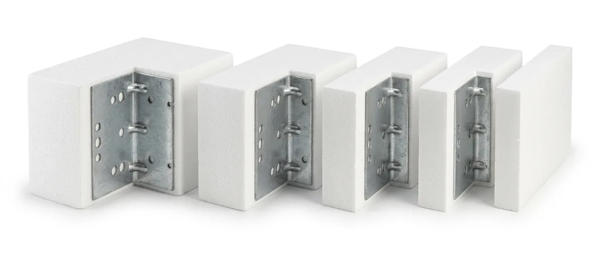 BLOKKO nei cinque spessori da 80 a 150 mm